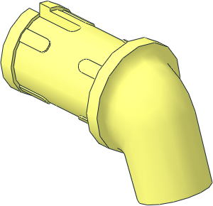 Figure Arm with Friction Pin for Minifig Hand Figure Arm with Friction Pin for Minifig Hand