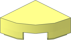 Tile  1 x  1 Corner Round
