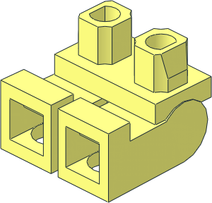 Minifig Hips and Legs (Sitting)