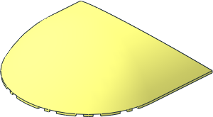 Windscreen 14 x 14 x  4 Semicircle