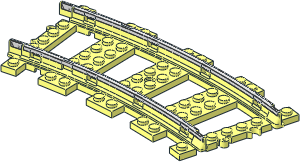 Train Track 9V Curved Train Track 9V Curved