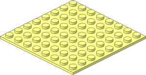 Baseplate  8 x  8 with Sharp Corners