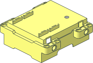 ~Electric Control+ Hub Bottom with Screw Holes with Electric Contacts