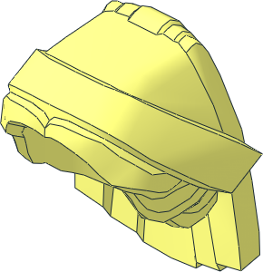 Minifig Hair with Nurse Hat with Long Back Minifig Hair with Nurse Hat with Long Back