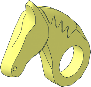 ~Animal Horse Poseable Head Left ~Animal Horse Poseable Head Left