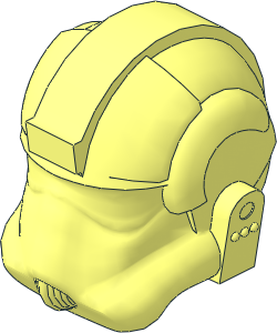 Minifig Helmet Stormtrooper Type 2