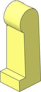 Minifig Leg Left Long with Closed Hole