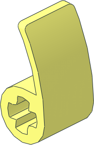 Technic Panel Curved  1 x  2 x  1