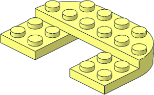 Plate 6 x 4 x 0.667 with Rounded Corners Plate 6 x 4 x 0.667 with Rounded Corners