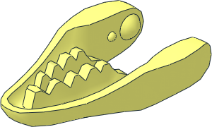 Animal Dinosaur Raptor Lower Jaw
