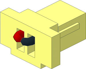 | Brickstuff Standard Plug with Red/Black Power Cable Stub