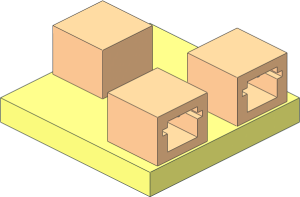 | Brickstuff 1:2 Expansion Adapter Board with Standard Connectors