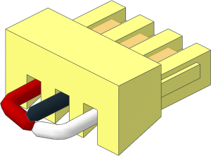 | Brickstuff Sensor Plug with Red/Black/White Cable Stub