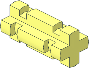 | Circuit Cubes Axle 1.25 Notched | Circuit Cubes Axle 1.25 Notched