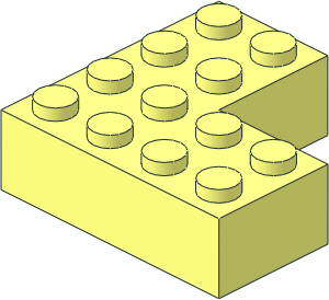 Mursten Brick 4 x 4 Corner Mursten Brick 4 x 4 Corner