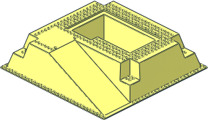 Baseplate 32 x 32 Raised with Ramp and Pit