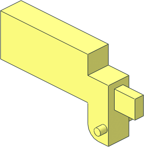 ~Garage Door Counterweight with Dual Hinge Pins