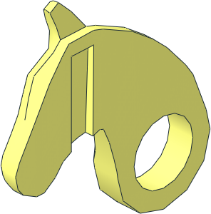 ~Animal Horse Poseable Head Right