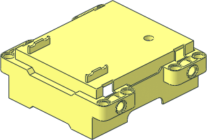 ~Electric Control+ Hub Bottom with Screw Holes with Electric Contacts