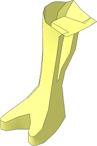 ~Animal Ostrich - Right Leg