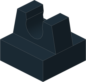 ~_Tile  1 x  1 with Clip Black (Obsolete)