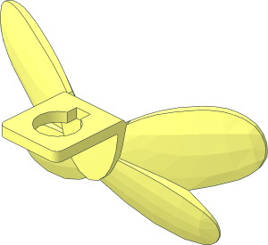 ~Minifig Wings Fairy without Patternable Surfaces