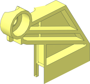 ~Duplo Crane Base  2 x  2 with Hook Holder Half