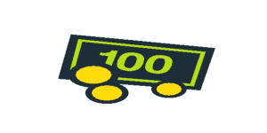 ~Sticker with Bank Note and Coins Common Pattern