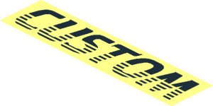 ~Pattern Black Striped "CUSTOM"