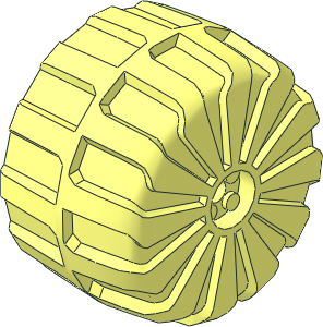 Wheel 48 x 76 with Tread on Sidewall