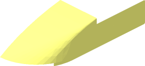 ~Windscreen  9 x  6 x  1.667 - Outside Surface