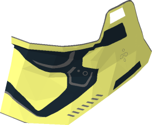 ~Minifig Helmet SW Stormtrooper Episode  8 with Pointed Mouth Pattern - Half