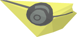 ~Minifig Helmet SW Stormtrooper Episode  8 with Pointed Mouth - Peak Level Button