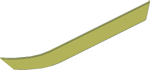 ~Boat Hull Floating 40 x 12 Bottom - Half