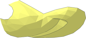 ~Minifig Head Mouse Mouth Half