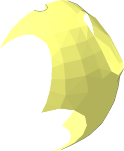 ~Minifig Head Mouse Skull Half