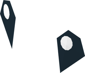 ~Minifig Head Duck Eye Pupils with Highlight Pattern