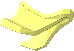 ~Minifig Head Duck Bill Half