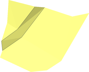 ~Minifig Head Duck Mouth Half