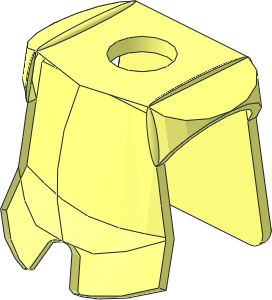 ~Minifig Armour Plate without Front