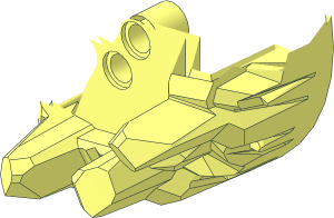 ~Wheel 37 x 62 with Rocky Spikes and  7 Pegholes