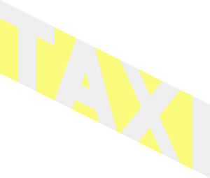 ~White "TAXI" Pattern