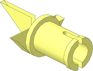 ~Plate  2 x  4 with Pins - Rounded Wheel Pin
