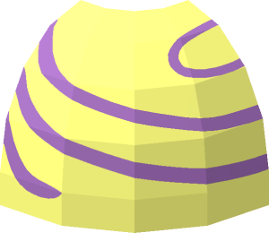 ~Cylinder 2 x 2 with Dome Top with Medium Lavender Turban Wrappings Pattern - Quarter