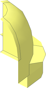~Cylinder  2 x  2 with Dome Top with Axle Hole and Vented Stud - Quarter