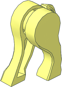 Animal Horse Poseable Rear Legs