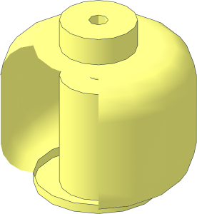 ~Minifig Baby Head with Neck without Face