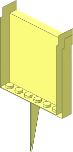 ~Container Box Bygglek Side Window  6 x  5