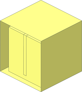 ~Minifig Baby Head Cuboid without Front