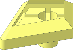 ~Kite  1.5 x  2 with  0.8 L Bar and Chamfered Edges without Top Surface